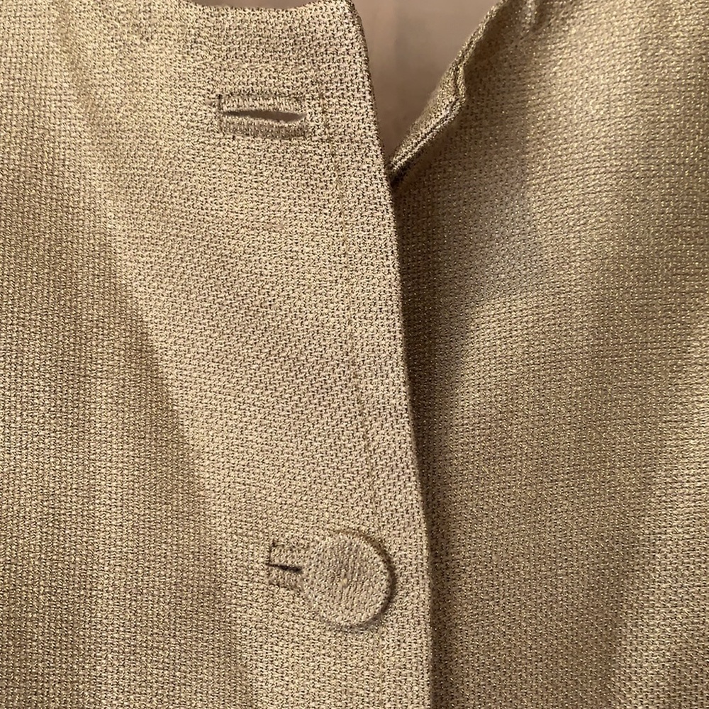 Gold threaded Talbots jacket - Picture 4 of 4